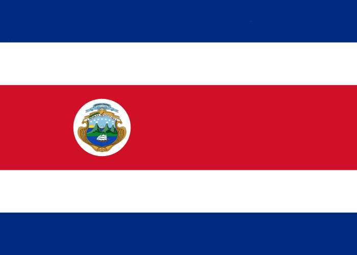 bandera de costa rica